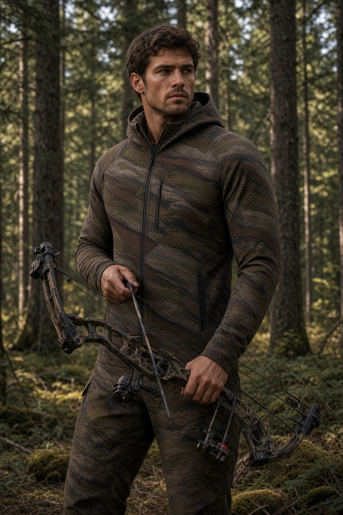 FAULTLINE jacket and pants in timber